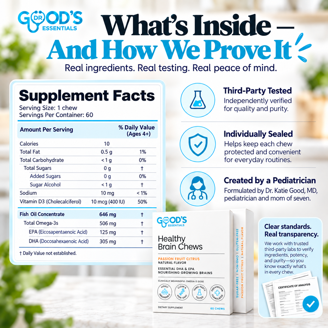 What's inside Healthy Brain Chews and how we prove it
